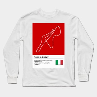 Fiorano Circuit [info] Long Sleeve T-Shirt